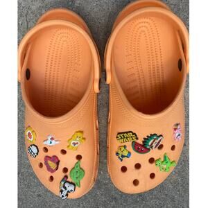 Crocs Classic Clog Black Size 8 Women 6 Men with Charms